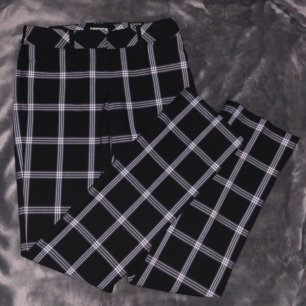 Express Plaid Grid Pants